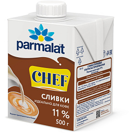 Сливки Parmalat ультрапастеризованные 11% 500 г