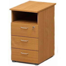 Тумба приставная Эко с замком (бук бавария, 404x600x740 мм, 3 ящика) фото Тумба приставная Эко с замком (бук бавария, 404x600x740 мм, 3 ящика)