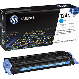 Картридж лазерный HP 124A Q6001A голубой оригинальный