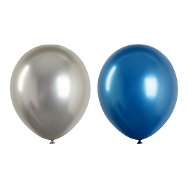 Воздушные шары, 25шт., М12/30см, MESHU "Blue