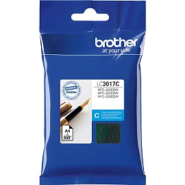 Картридж струйный Brother LC3617C голубой оригинальный фото Картридж струйный Brother LC3617C голубой оригинальный