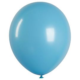 Воздушные шары, 50шт., М12/30см, MESHU, пастель, голубой