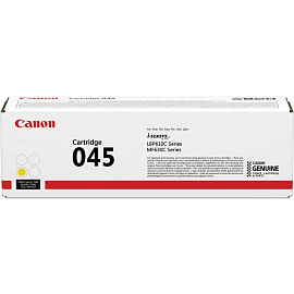 Картридж лазерный Canon 045 Y 1239C002 желтый оригинальный