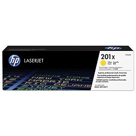 Картридж лазерный HP 201X CF402X желтый оригинальный повышенной емкости