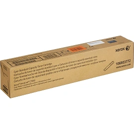 Картридж лазерный Xerox 106R03772 голубой оригинальный