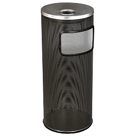 Урна-пепельница уличная Титан 250H 30 л хромированная сталь (80x30x30 см)