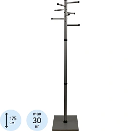 Вешалка напольная (стойка) Мажор 4 на 8 персон (серый)
