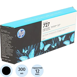 Картридж струйный HP 727 F9J79A фото черный оригинальный