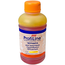 Чернила Profiline Premium для Canon/Epson/HP/Lexmark желтые совместимые повышенной емкости