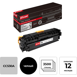 Картридж лазерный Комус 304A CC530A для HP черный совместимый