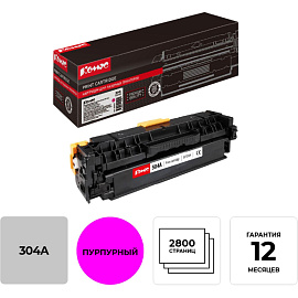 Картридж лазерный Комус 304A CC533A для HP пурпурный совместимый