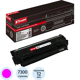 Картридж лазерный Комус 307A CE743A для HP пурпурный совместимый