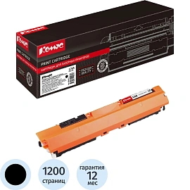 Картридж лазерный Комус 126A CE310A для HP черный совместимый