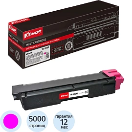 Картридж лазерный Комус TK-590M 1T02KVBNL0 для Kyocera пурпурный совместимый