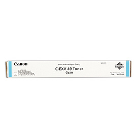 Картридж лазерный Canon C-EXV49 8525B002 голубой оригинальный