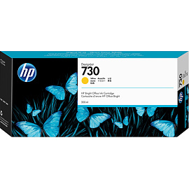 Картридж струйный HP 730 P2V70A желтый оригинальный