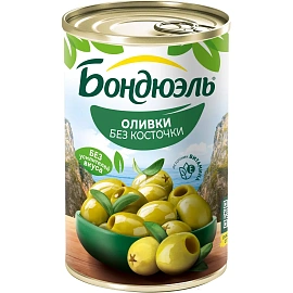 Оливки Бондюэль консервированные без косточки 300 г