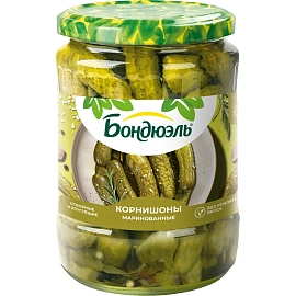 Корнишоны Бондюэль маринованные 540 г
