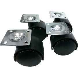 Набор колёс для подставки под системный блок Арго (пластик, 4 штуки в упаковке)