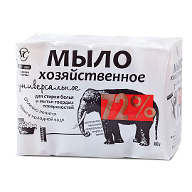 Мыло хозяйственное Универсальное 72% 100 г (4 штуки в упаковке)