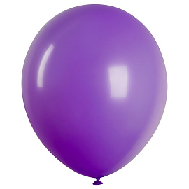 Воздушные шары, 50шт., М12/30см, MESHU, пастель, фиолетовый