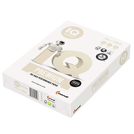 Бумага IQ PREMIUM, А4, 160 г/м2, 250 л., класс "А", Австрия, белизна 170% (CIE)