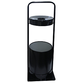 Урна-пепельница уличная СЛП-3-250 15 л хромированная сталь (77.5x29x29 см)