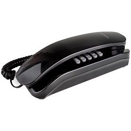 Телефон проводной teXet TX-215 черный (126603)