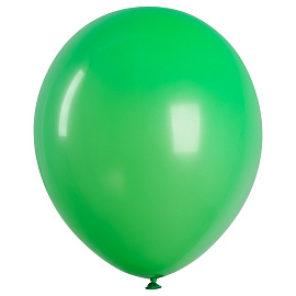 Воздушные шары, 50шт., М12/30см, MESHU, пастель, зеленый