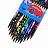 Карандаши цветные Maped Color'Peps Black Monster 12 карандашей 12 цветов трёхгранные Фото 2