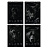 Блокнот А5 40л. на гребне BG "Just black