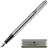 Ручка перьевая Diplomat Traveller Stainless Steel F цвет чернил синий, цвет корпуса серебристый (артикул производителя D10057495)