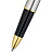 Роллер Diplomat Traveller Stainless Steel Gold цвет чернил синий, цвет корпуса серебристый (артикул производителя D20000651) Фото 0