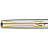 Роллер Diplomat Traveller Stainless Steel Gold цвет чернил синий, цвет корпуса серебристый (артикул производителя D20000651) Фото 1