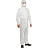 Комбинезон одноразовый с капюшоном Delta Plus DT215 белый 50 г/кв.м (размер 48-50, L, DT215GT) Фото 0