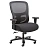 Кресло для руководителя Easy Chair 582 TС чёрное (сетка/ткань, металл)