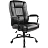 Кресло для руководителя Easy Chair 584 TR чёрное (рециклированная кожа, металл)