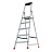 Стремянка алюминиевая 5 ступеней Krause Safety 128959 Фото 2