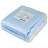 Простыня одноразовая Гекса нестерильная в сложении 140x80 см голубая (10 штук в упаковке) Фото 0