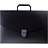 Папка-портфель пластиковая Attache A4 черная (37х25 см, 1 отделение)