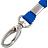 Держатель для бейджа на карабине синий Фото 0