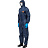 Комбинезон многоразовый с капюшоном Jeta Safety JPC75b синий 55 г/кв.м (размер 50-52, L, рост 176-182) Фото 5