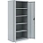 Шкаф металлический (архивный) для документов Cobalt ШАМ11(400) (серый, 850x400x1860 мм) Фото 0