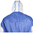 Комбинезон одноразовый с капюшоном Lakeland MicroMAX NS CoolSuit белый/синий 45-55 г/кв.м (размер 46-50, М, EMNC428) Фото 8