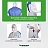 Комбинезон одноразовый с капюшоном Lakeland MicroMAX NS CoolSuit белый/синий 45-55 г/кв.м (размер 50-54, L, EMNC428) Фото 1