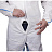 Комбинезон одноразовый с капюшоном Lakeland MicroMAX NS CoolSuit белый/синий 45-55 г/кв.м (размер 50-54, L, EMNC428) Фото 7