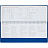 Планинг недатированный Attache Velvet искусственная кожа Soft Touch 305x130 мм 64 листа синий Фото 2
