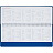Планинг недатированный Attache Velvet искусственная кожа Soft Touch 305x130 мм 64 листа синий Фото 3