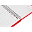 Планинг недатированный Attache Velvet искусственная кожа Soft Touch 305x130 мм 64 листа красный Фото 3