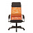 Кресло для руководителя Easy Chair 655 TTW оранжевое/черное (искусственная кожа/сетка/ткань, пластик) Фото 3